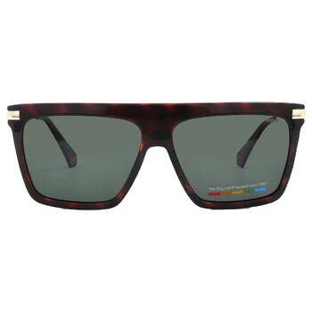 Polarized Green Browline Men's Sunglasses PLD 6179/S 0086/UC 58