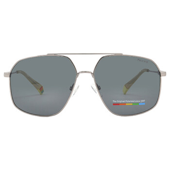 Polarized Grey Cat Eye Ladies Sunglasses PLD 6148/S/X 06LB/M9 58