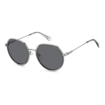 Polarized Grey Round Ladies Sunglasses PLD 4160/G/S/X 06LB/M9 55