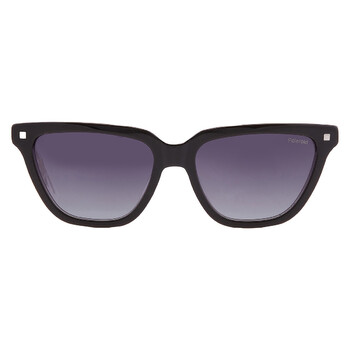 Polarized Grey Shaded Cat Eye Ladies Sunglasses PLD 4157/S/X 00WM/WJ 55
