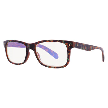 Reading Rectangular Unisex Eyeglasses PLD0023R 0C9B 55 +2.00