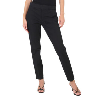 Moschino Black Straight Trousers, Brand Size 38 (US Size 6