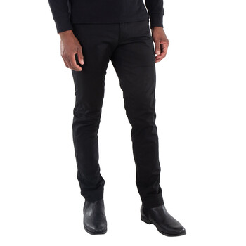 Polo Ralph Lauren Black Stretch Slim Fit Cotton Pants, Size 34W