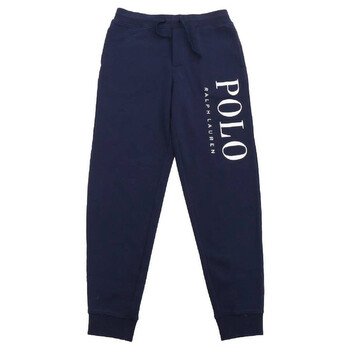 【送料&関税込】Polo Ralph Lauren Blue Cotton Joggers Polo Ralph Lauren Pajama Pants, Men's Cotton Jogger PJ Pant