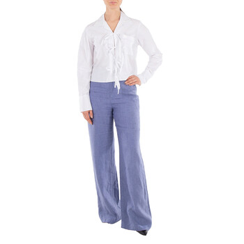 Delave Wide-Leg Linen Pants