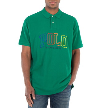 Green 20/1 Big Fit Logo Mesh Polo Shirt