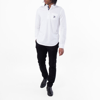 Knit Oxford Mesh Polo Shirt