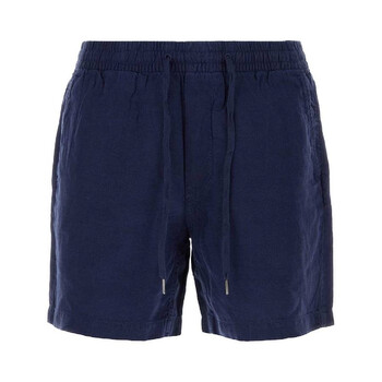 Logo Motif Prepster Linen Shorts, Size Medium 710942802002 Logo Motif Prepster Linen Shorts, Size Medium 710942802002