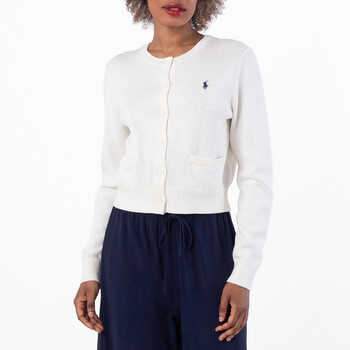 Long Sleeve Cotton Cardigan, Size Large