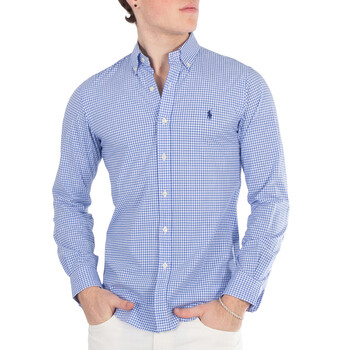 Ralph Lauren POLO by Ralph Lauren Gingham Check Long Sleeve Western Shirt, Men's XXL cotton white type Vintage Second Hand