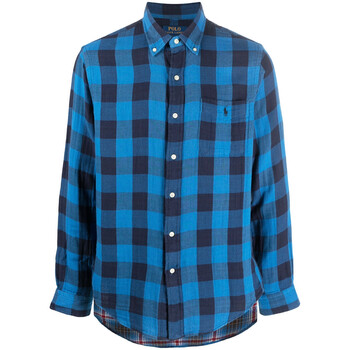 Polo Ralph Lauren Long Sleeve Polo Pony Check Plaid Shirt, Size