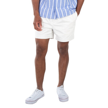 Burberry Brandon Ekd Tb-Monogram Silk Shorts, Size Small