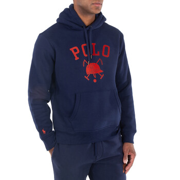 Polo Ralph Lauren Cruise Navy Logo Fleece Hoodie, Size 6Y