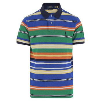 Striped Mesh Polo Shirt 710963480002