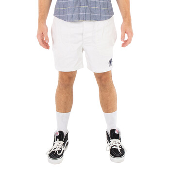 Maison Kitsune Bold Fox Head Patch Drawstring Shorts, Size X