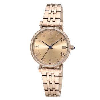 Porsamo Bleu Emma Quartz Gold Dial Ladies Watch 1411BEMS