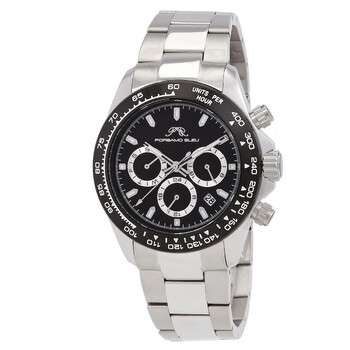 Preston Chronograph Quartz Black Dial Men's Watch 1032BPRS Preston Chronograph Quartz Black Dial Men's Watch 1032BPRS