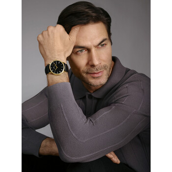 Veritas 1 Quartz Black Dial Men's Watch 1361GVEL