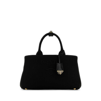 Black Canvas Shopping Bag