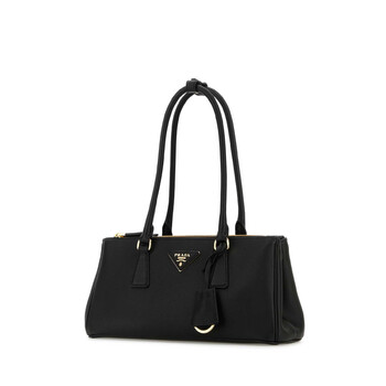 Black Leather Shoulder Bag