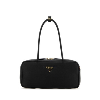 Black Leather Shoulder Bag