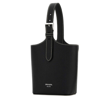 Black Leather Shoulder Bag