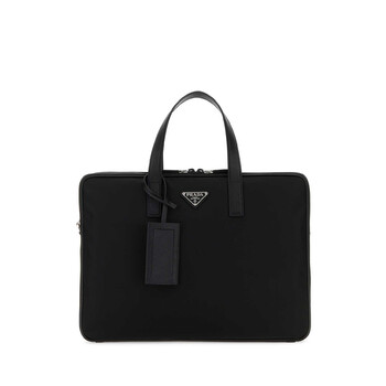 Black Nylon Brief Case 2VE005VXOO2DMH F0002