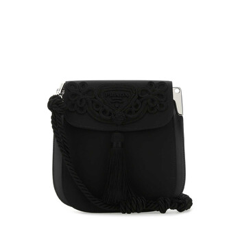 Black Nylon Crossbody Bag