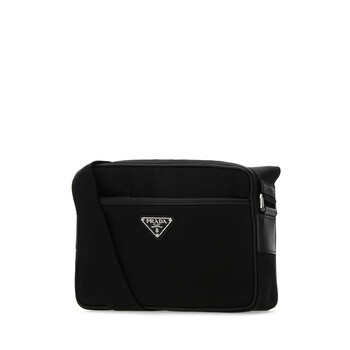 Black Re-Nylon Crossbody Bag