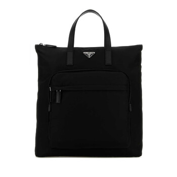 Black Re-Nylon Shopping Bag 2VG098M2DMGF0002