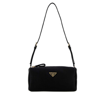 Black Satin Mini Shoulder Bag 1NE064AC4 F0002