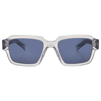 Blue Rectangular Men's Sunglasses PR 02ZS U430A9 52