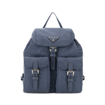 Cerulean Blue Re-Nylon Small Backpack 1BZ677RV44 F0D57