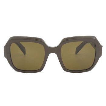 Dark Brown Square Ladies Sunglasses PR 28ZS 15L09Z 53