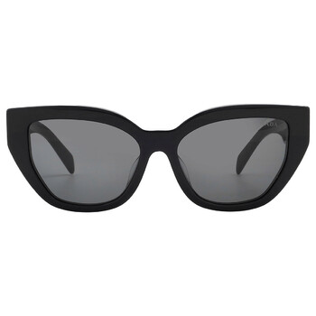 Dark Grey Butterfly Ladies Sunglasses PR A09SF 1AB5S0 55