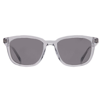 Dark Grey Flash Silver Square Men's Sunglasses PR A21S 19T175 53