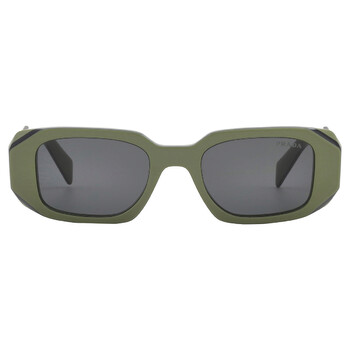 Dark Grey Geometric Ladies Sunglasses PR 17WS 13N5S0 49