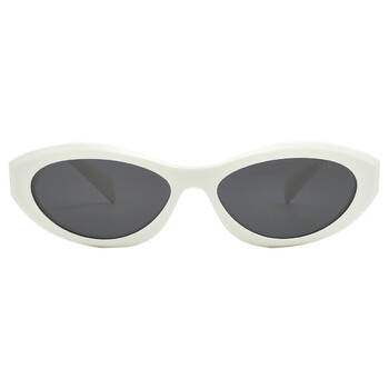 Dark Grey Oval Ladies Sunglasses PR 26ZS 17K08Z 55 Dark Grey Oval Ladies Sunglasses PR 26ZS 17K08Z 55
