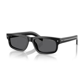 Dark Grey Rectangular Men's Sunglasses PR B11S 16K731 55