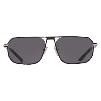 Dark Grey Square Men's Sunglasses PR A53S 1BO5S0 59 Dark Grey Square Men's Sunglasses PR A53S 1BO5S0 59