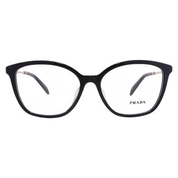 Demo Butterfly Ladies Eyeglasses PR 02ZVF 1AB1O1 56