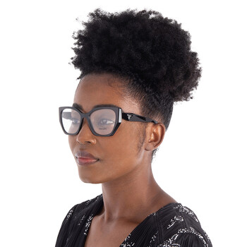 Demo Butterfly Ladies Eyeglasses PR 18WV 1AB1O1 54