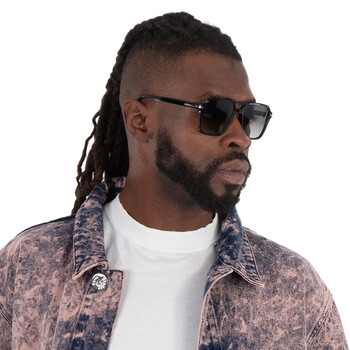 Grey Gradient Navigator Men's Sunglasses PR 20YS 1AB06T 55