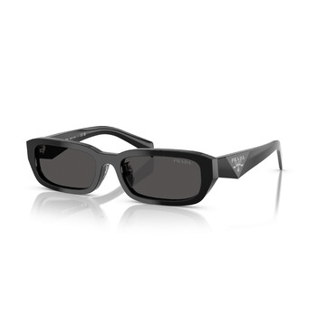 Prada Dark Grey Rectangular Men's Sunglasses PR B11S 16K731 55