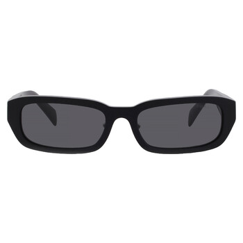 Prada Dark Grey Rectangular Men's Sunglasses PR 27ZS 16K08Z 54