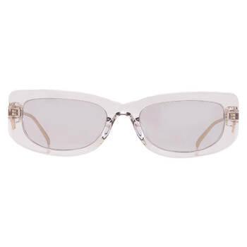 Light Grey Cat Eye Ladies Sunglasses PR 14YS 12R50K 53