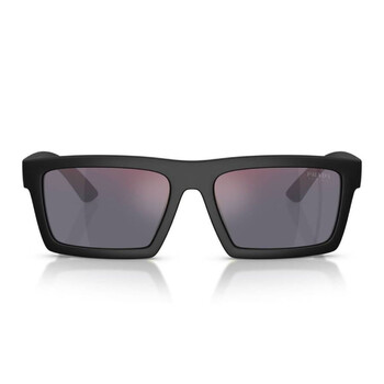 Tuning Dark Grey Mirror Red Rectangular Men's Sunglasses PS A07S 1BO10A 58