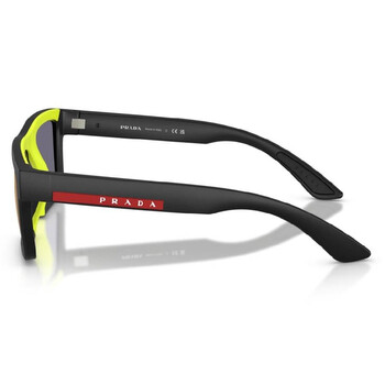 Tuning Dark Grey Mirror Red Rectangular Men's Sunglasses PS A07S 1BO10A 58