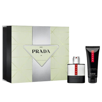 PRADA オーガンメンタッド スキンセット Prada Men's Luna Rossa Ocean 2pcs EDT Gift Set Fragrances