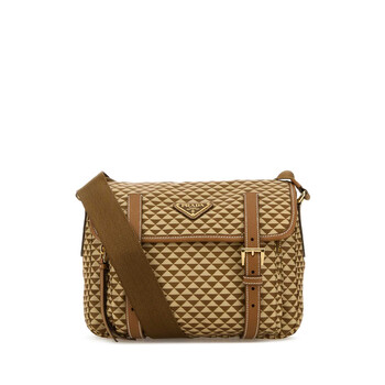 Printed Re-Nylon Crossbody Bag